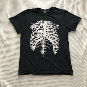 Grey skeleton T-shirt